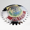 Premium Jalisco Mirror Chrome Red ISO 9001 Mexico Eagle Flag
