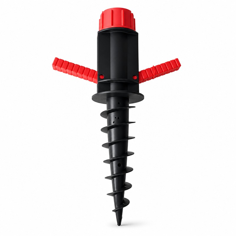 Beach Umbrella Sand Anchor for Outdoor Shade – Heavy-Duty Spiral