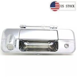 Slaction Tailgate Handle For 2007-2013 Toyota Tundra Chrome With Camera Hole 69090-0C051