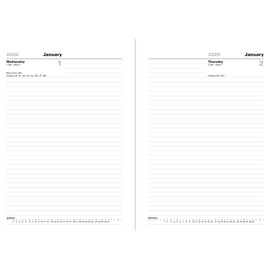 Letts Standard (Business Desk) A5 Day to A Page 2020 Diary - Black