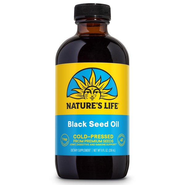 Health From The Sun Nature's Life Black Seed Oil, Cold-Pressed
