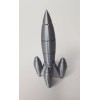 RayWin 3D Printed Ultra Silver Rocket Model,Scifi,Sp