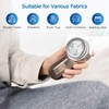 BEAUTURAL Portable Fabric Shaver and Lint Remover with 2-Speeds, Adjustable