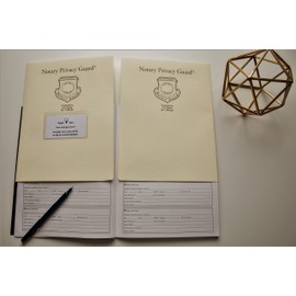 Notary Privacy Guard Suitable for Portrait Style Journals-Ivory