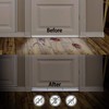 USUKUE Metal Door Draft Stopper 2 Pack Bottom Mice Seal
