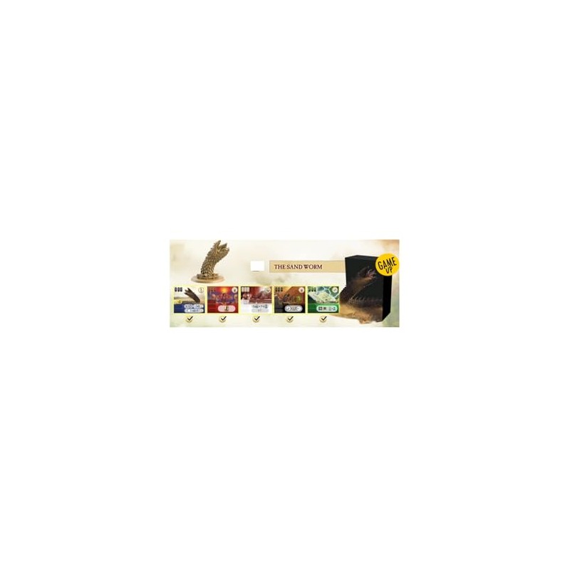 Set of 2 Kemet Sand Worm Extensions + Obelisks French