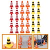 jojofuny Mini Traffic Cones Toy 30Pcs Miniature Road Cone, Plastic
