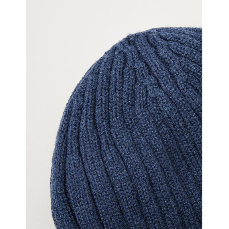 Tommy Jeans Women's Tjw Flag Beanie Knitted Hat, Twilight Navy,