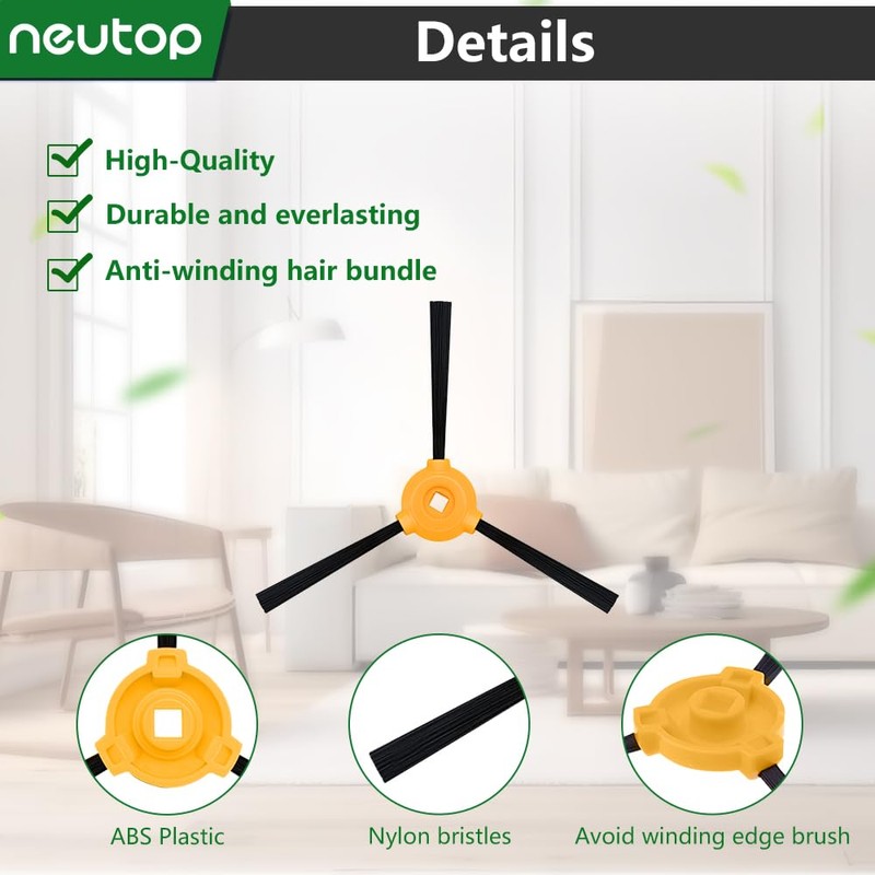 Neutop Replacement Side Brush Compatible with Ecovacs Deebot N79S N79