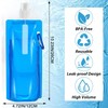 Jiahuade Foldable Drinking Bottle, Pack of 3 Foldable Water Bottles,