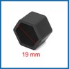 A ABSOPRO 20pcs 19mm Rubber Car Wheel Tire Tyre Nut