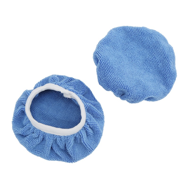 24 Packs Polishing Bonnet 6in/150mm Microfiber Nonwoven Cotton Buffing Pads