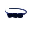Navy Blue Velvet Bow Headband