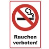 'Sign "No Smoking 300 X 200 mm, Stable Aluminium/Dibond –