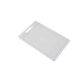 GoodCook Everyday 10" x 15.5" Reversible Cutting Board, Polyethylene Chopping Board with Juice Groove, Non-Porous Durable Kitchen Board, Double-Sided Cutting Surface, Easy-to-Handle