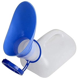 Unisex Potty Urinal for Car, Portable Urinal for Men and Women, Bedpans Pee Bottle with a Lid and Funnel, Mobile Toilet Urinal for Car, Old Man, Child and Patient for Hospital Camping Outdoor Travel