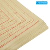 PATIKIL Maobian Xuan Paper, 70 Sheets Rice Paper with 3"