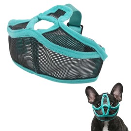 Französische Bulldogge Maulkorb, Maulkorb Französische Bulldogge, Hundemaulkorb mit Kurzer Schnauze, Maulkorb für Hunde mit Abgeflachter, Maulkorb Kleine Hunde, Anti Biting Kauen Bellen