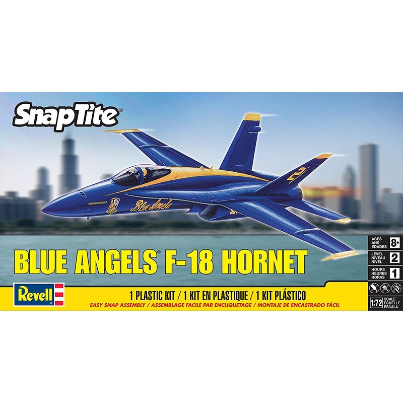 Revell Monogramm Snaptite F-18 Blue Angels Modell-Kit, Maßstab: 1: 72