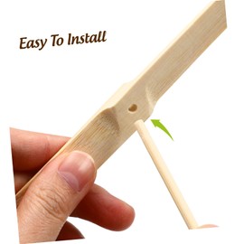 TEHAUX Wooden Dragonfly Hand Rub Toy Flying Dragonfly Toy Creative Shape Design for Kids