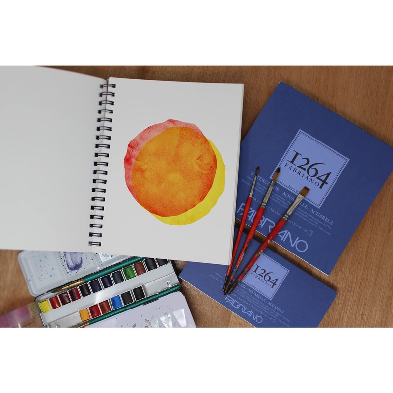 Fabriano 1264 Watercolor Pad, 18 x 24, Bright White