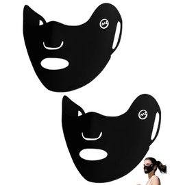 UEAVOID Sun Protection Mask, Pack of 2, UPF50+ UV Protection Fabric Mask, Breathable - for Outdoor Sports, Cycling, Hiking, Washable & Reusable