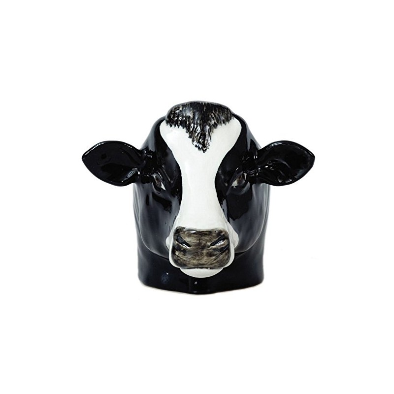 Quail Ceramics Friesian Cow Face Egg Cup