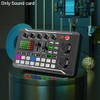 GeKLok Live Sound Card Bluetooth Sound Card Audio Mixer with