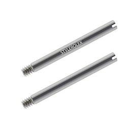 masar 2 pcs – Ø 1.2 x L 15.5mm - Screws Ø 1.2mm – Premium – Screw Bars for Watch Straps