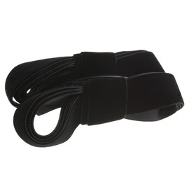 [ヴxante-nu] vingtaine Velvet Twist Ribbon Banana Clip Elegant Hair Clips Hair Accessories H7041  - blk