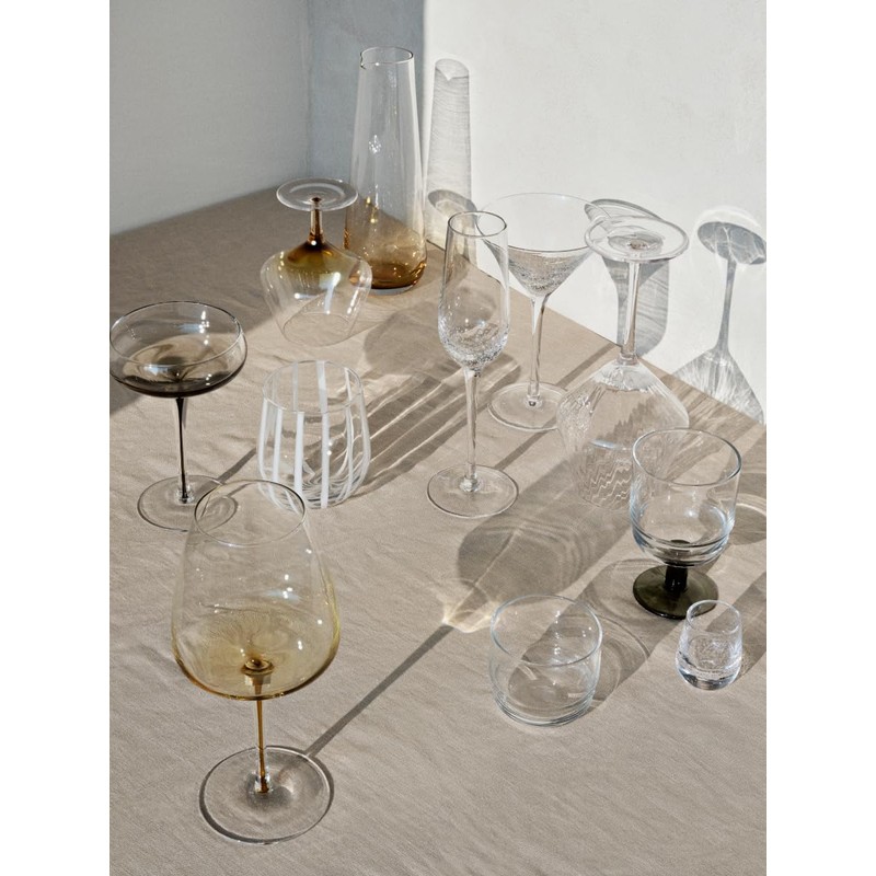 Broste Copenhagen 14460635 Amber Martini Glass, 200 ml