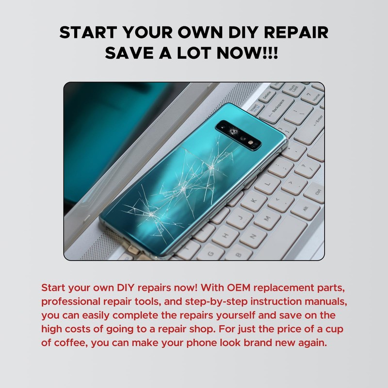 GREEN FUSION Compatible with Pixel 7 Back Glass Cover Replacement,