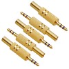 3.5mm Headphone Connector Welded Head Dual Channel Audio Speaker Plug
