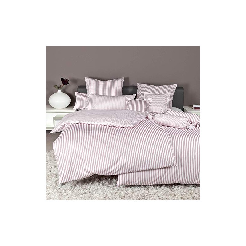 Janine 3912 Mako Silk Satin Reversible Bed Linen Modern Classic