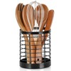 IWNTWY Utensil Holder for Kitchen Counter, Stainless Steel Utensil Crock
