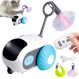 Jadyon Cat Toy Self-Employment, Cat Toy Electric, Smartyflip Cat Toy, Interactive Cat Toy, Intelligence Self-Employment with Remote Control, Cat Toy