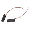 vhbw 2 x Carbon Brush Motor Carbon Abrasive Carbon 5