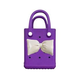 Lopqix Mini Rubber tote bag, Rubber Beach Tote, Lightweight Washable Tote for Beach Pool Travel