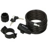 Metalok Superflex 1008 Coil Cable Lock, Black, 180 x 10