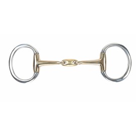 Shires Brass Alloy Flat Ring Lozenge Eggbutt 6"
