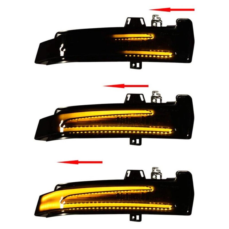dreamrefit 2PCS Sequential LED Side Mirror Lamp Turn Signal Light