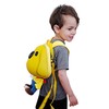 Little Kids' Backpack Yellow Puppy with Safety Harness and Leash