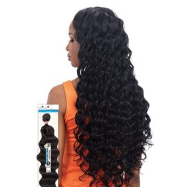 Organique Mastermix Shake-N-Go Master Mix Weave - FLOWY LOOSE DEEP 30" (Color:1 Jet Black)