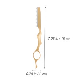 Ipetboom Hair Cutting Razor for Women Hair Thinning Scissors Facial Razor 10pcs Blades