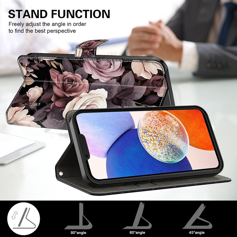 TUOLISG Case for A16 5G with Magnetic Closure, Flip Function,