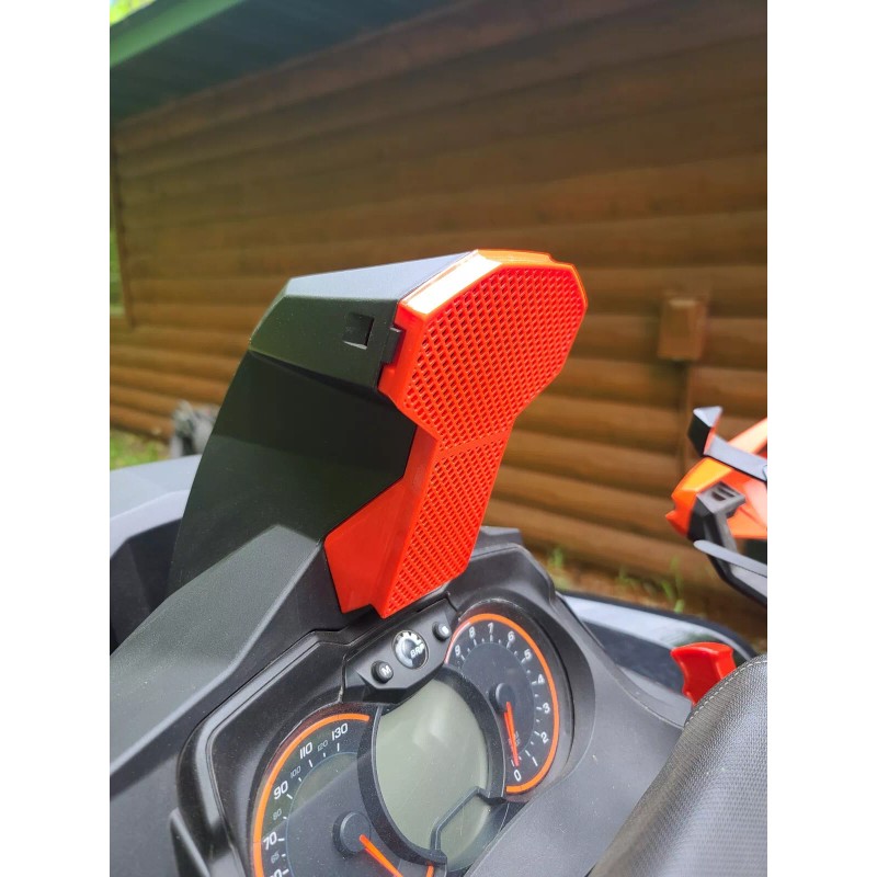 Custom Can Am G2 Outlander Snorkel Red Pre-Filter Screen Update