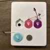 TrackR pixel Bluetooth Item Tracker : 3 Pack (3 Colors