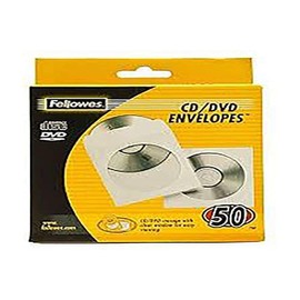 Fellowes 90690 CD Paper Envelope (Pack of 50)