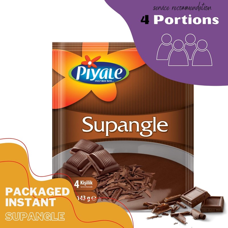 VHD Piyale Supangle Chocolate Instant Pudding – Supangle, Cikolatalı Puding,