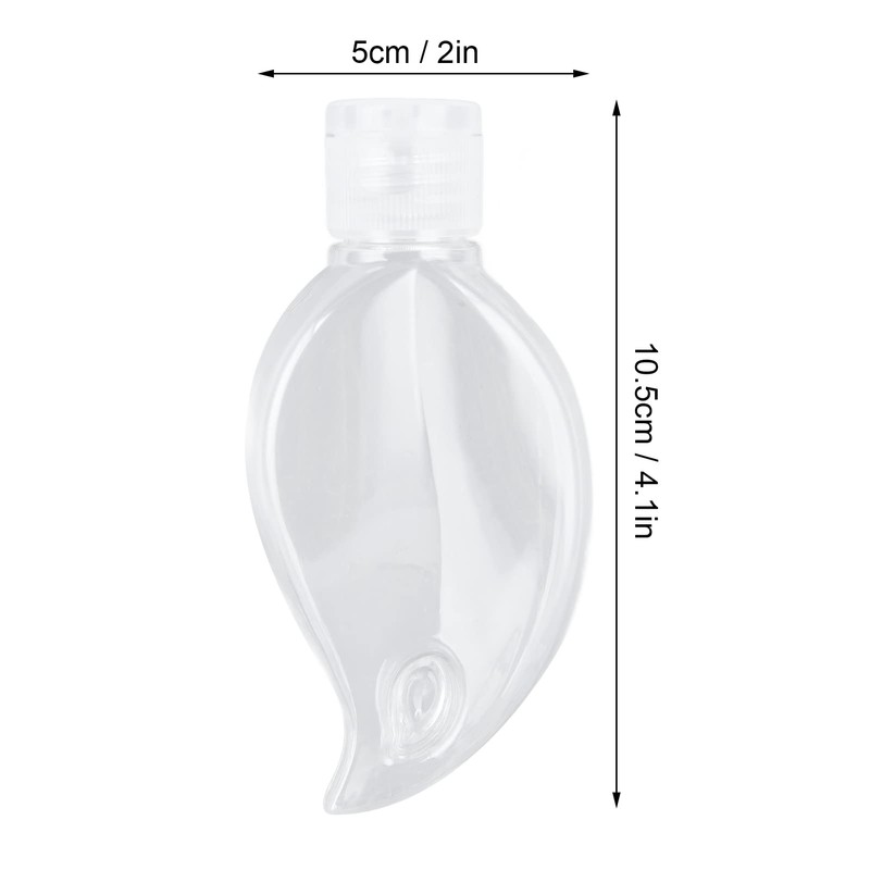 QANYEGN 2Set 50Ml Travel Bottle, Flip-top Plastic Liquid Bottle, Refillable
